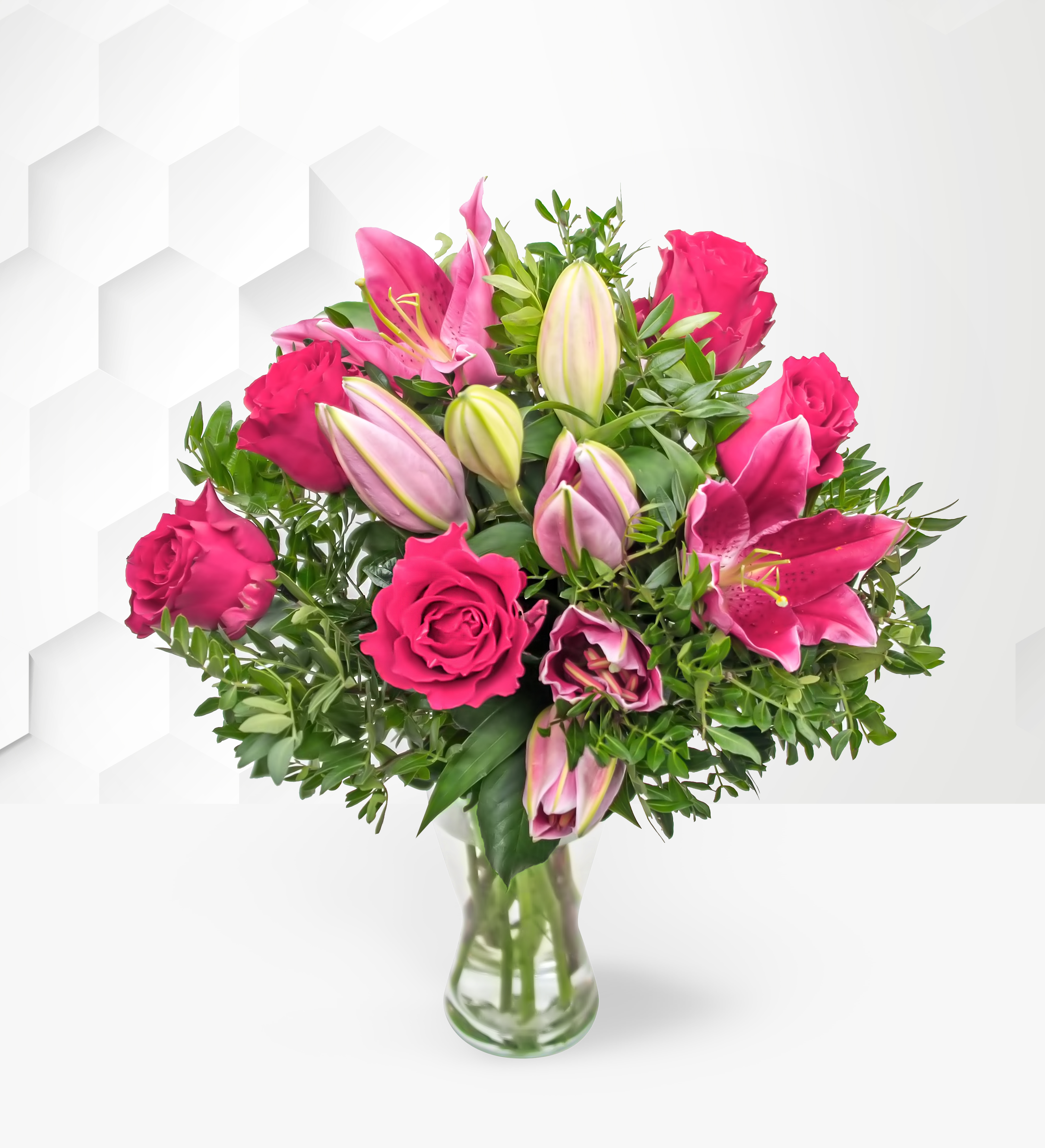 Rose and Lily Mothers Day Flowers - Flower Delivery - Buy Flowers Online - Free Chocs